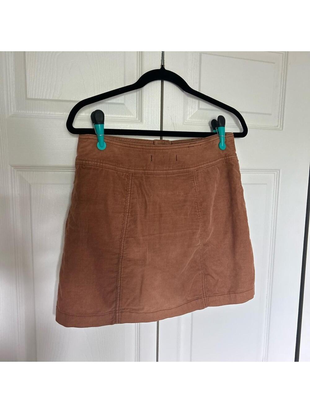 Free People Brown A-Line Mini Skirt - Picture 2 of 3